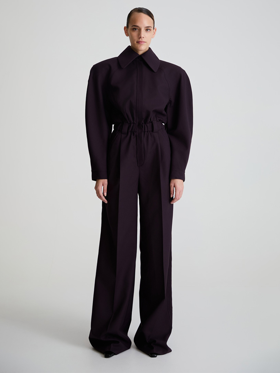 80’S Jumpsuit / plum 